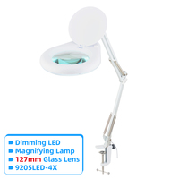 Lampe de lecture et d'inspection électronique à loupe pour salon de beauté, cosmétiques, ongles et cils, modèle ancien