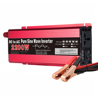 Inversor de Corriente de Onda Sinusoidal Pura 1000W 1600W 2200W 3000W DC 12V 24V a AC 110V 220V Transformador de Voltaje Convertidor de Potencia para Coche