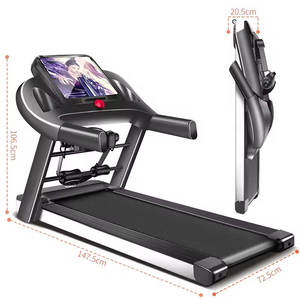 Goede kwaliteit fitnessapparatuur, elektrische loopbanden met 10 inch kleurenscherm voor thuis of kantoor. - Product Image 1