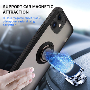 Funda de teléfono con soporte de anillo magnético giratorio de 360 grados, carcasa de lujo para <span class=keywords><strong>iphone</strong></span> 14 13 12 11 pro max 8 7 6 Plus <span class=keywords><strong>SE</strong></span> - Product Image 3