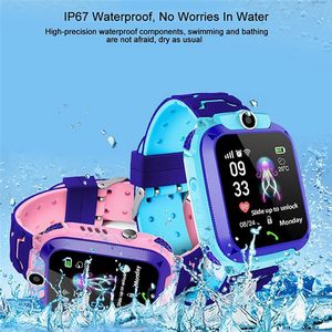 Q12 Kids Watch 1.44 Inch LBS Positioning IP67 Anti-lost Smart Watch Tracker SOS SIM Call GSM SIM Xmas Gifts for Child Kids Q12B - Product Image 5