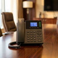 Teléfono VoIP SIP-T790PGN Gigabit Ethernet con 4 Cuentas SIP, Pantalla a Color, PoE, Teléfono IP con Voz HD