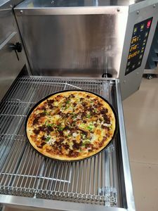 Pita USO COMERCIAL transportador eléctrico cinta de piedra horno restaurante 18/32 pulgadas sabor <span class=keywords><strong>original</strong></span> <span class=keywords><strong>pizza</strong></span> italiano túnel transportador horno - Product Image 5