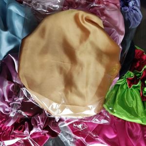 Bonnets en satin pour femmes, design Odm/Oem, double couche, réversibles, personnalisés, bonnets maman et moi - Product Image 3