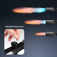 Torche de cuisson puissante au propane, brûleur réglable pour grillades, cuisson des steaks, barbecue et allume-feu de camping