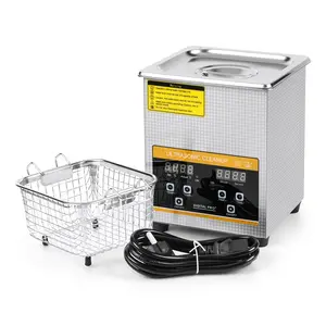 2L 60W pulitore ad ultrasuoni digitale bagno in acciaio inox uso domestico gioielli occhiali candela perline intaglio olio ruggine