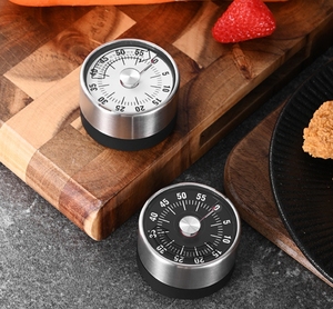 นาฬิกาจับเวลาครัว สแตนเลส ตั้งเวลาได้ ไม่ใช้แบตเตอรี่ ติดแม่เหล็ก สำหรับนักเรียน แก้ปัญหาการจับเวลา - Product Image 5