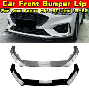 For Ford Focus MK4 ST Line 2019-2022 <b>Car</b> Front Bumper Lip Splitter <b>Diffuser</b> Body Kit Bumper Guard Protector Cover Accessories - Product Image 1