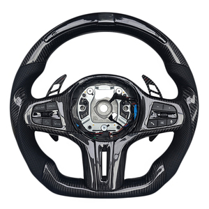 Volante Deportivo de Fibra de Carbono y Cuero con LED para BMW Serie G, M3 G20 G30 G80 M4 G82 M5 CS, Venta Directa al Por Mayor - Product Image 1