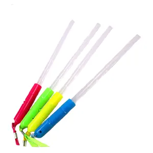 led Flashing stick plastic glow bubble whorl acrylic stick for party