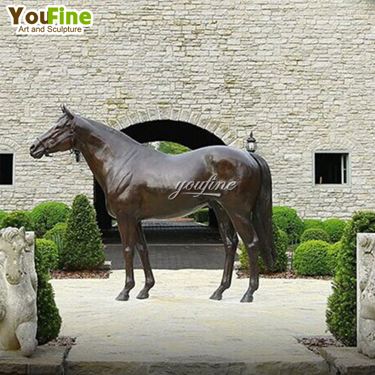 bronze garden statue