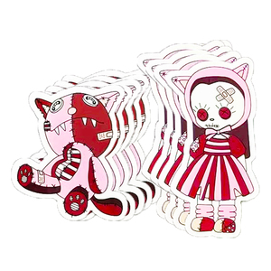 Tùy chỉnh cá nhân in ấn trang trí giấy dính chết cắt PVC điện thoại sticker cho bao bì quà tặng sticker - Product Image 2