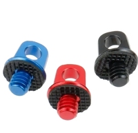 Mini adaptateur de sangle d'épaule pour appareil photo, vis 1/4-20 pouces, vis de poignée 3/8 pouces, pour vis 1/4-20 pouces