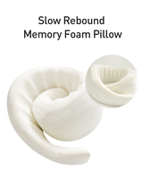 Oreiller de voyage 2-en-1 à capuche avec support cervical 360°, masque pour les yeux et bouchons d'oreilles – Idéal pour dormir en avion ou en train