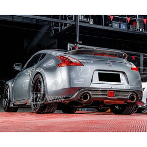 Drifton Nissan 370Z Single Deck Carbon Fiber HighKick Vari-Style <b>Rear</b> <b>Spoiler</b> 2008-2019 3K/6K/12K Weave Glossy/Matte Finish UV - Product Image 3