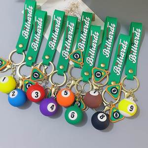 Llavero con Diseño de Bola de Billar, Souvenir Deportivo, Colgante para Bolsa, Regalo Promocional, Llavero Bonito para Niños - Product Image 1