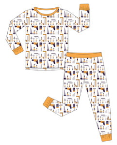 JAYE Livraison rapide 95% bambou 5% élasthanne Vêtements pour bébés nouveau-nés Pyjamas Combinaison imprimée pliée Ensembles de vêtements - Product Image 1
