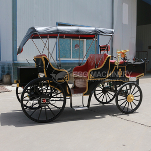 Charrettes à chevaux électriques vintage pour le tourisme, chariots de mariage, charrettes de promenade à chevaux Victoria à vendre - Product Image 4