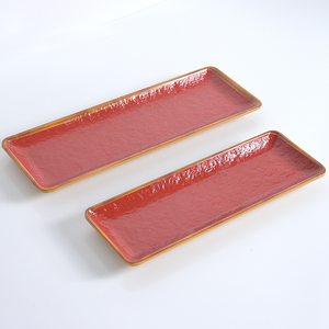 Recién llegado, platos de melamina, platos de CENA DE Sushi, dos tonos, duraderos, no rompibles, ropa para platos para Hotel, Buffet, restaurante, <span class=keywords><strong>Playa</strong></span> - Product Image 4