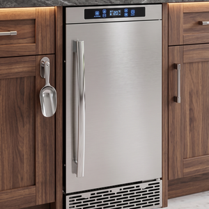NES-37C 40kg/day Stainless Steel <b>Ice</b> <b>Machine</b> Built-in Undercounter <b>Ice</b> Maker for <b>Home</b> Business Use - Product Image 4