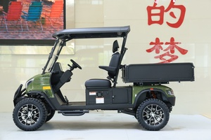 Voiturette <span class=keywords><strong>de</strong></span> <span class=keywords><strong>golf</strong></span> électrique UTV 2 places avec boîte <span class=keywords><strong>de</strong></span> chargement, 3 kW avant, 5 kW arrière, 2 roues motrices ou 4 roues motrices commutables, batterie lithium 76,8 V 100 Ah, EPS, Carplay - Product Image 3