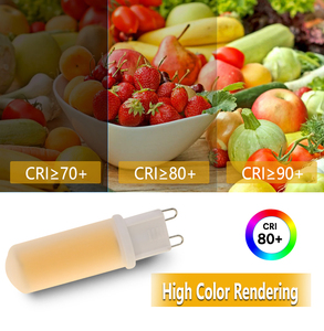 หลอดไฟ LED COB ขั้ว G9 2700K-6000K AC 220V ฝาครอบแก้ว ไม่กระพริบ ใช้ภายในอาคาร CRI สูง G9 LED - Product Image 1