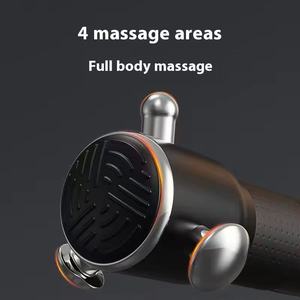 Pistola de masaje mejorada de refuerzo recargable, masajeador muscular vibrador de tejido profundo inalámbrico de mano de 3 velocidades para liberación de Fascia - Product Image 5