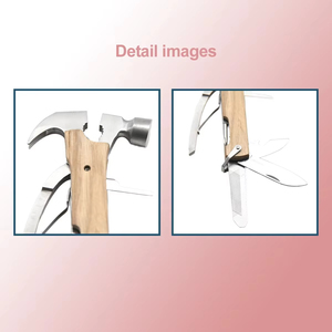 Multitool resistente 12-In-1 per pinze da campeggio all'aperto con martello con coltello per cacciavite tasche per arrampicata e Touring - Product Image 4