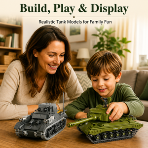 Sets <span class=keywords><strong>de</strong></span> Bloques <span class=keywords><strong>de</strong></span> Construcción <span class=keywords><strong>de</strong></span> Tanques Militares <span class=keywords><strong>de</strong></span> la Segunda Guerra Mundial al por Mayor, Tanque Pesado M26 Gris, Juguetes <span class=keywords><strong>de</strong></span> Ladrillos DIY para Niños, Coleccionistas y Regalos - Product Image 2