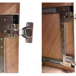 Glissière de tiroir escamotable en acier laminé à froid à roulement à billes de 35 mm pour meuble TV dissimulé - Product Image 4