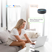 Tuya Smart Alarme domestique sans fil Système d'alarme anti-effraction de sécurité GSM avec détecteur de mouvement Système d'alarme domestique antivol WiFi GSM