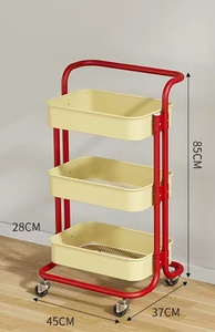 New Design Wholesale Beauty 3 Tiers Makeup Salon Cart Pedicure Spa Nail Shop <b>Trolley</b> Gold Beauty <b>Trolley</b> With Lockable Wheels - Product Image 3