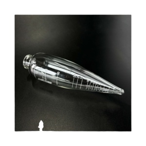 Tubo de centrífuga de vidro para máquina centrífuga, tubo de vidro para teste de óleo de laboratório, 100ml, formato de pêra, tubo de vidro graduado - Product Image 1