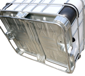 Réservoir IBC multifonctionnel 1000L en plastique polyéthylène Conteneur d'eau de stockage industriel pour produits chimiques - Product Image 5