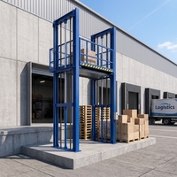 Maßgefertigte Plattform 1 bis 20 Tonnen Stahlkonstruktion für Bauarbeiten Elektrisch Ferngesteuerter Hydraulischer Lastenaufzug