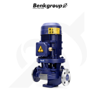 Pompa Booster Pipa Baja Tahan Karat BenkGroup IHG50-200 5.5KW 380v Pompa Sentrifugal Industri