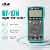 Rf4 Rf-17n Multimeter Digital Pengukur Tegangan Arus AC/DC Otomatis untuk Perbaikan Elektronik Ponsel