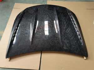 Couvercle de capot de voiture de style supérieur pour Mercedes Bens AMG GT50 GT53 GT63 capot moteur en fibre de carbone forgé à sec - Product Image 4