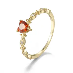 love ruby Japanese style elegant small fresh open adjustment ring