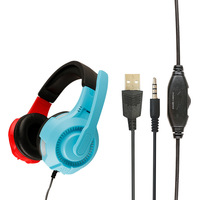 Casque HiFi de jeu coloré de vente directe d'usine casque stéréo de jeu léger de RVB de respiration d'ordinateur de PC avec le microphone