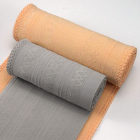 Nouvelle ceinture élastique à motif brillant de conception d'usine pour ceinture de bord picot de soutien du dos