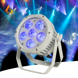 Equipo Profesional para Fiestas, Foco LED Inalámbrico de 6x18w, Luz de Batería 6 en 1, Resistente al Agua - Product Image 1