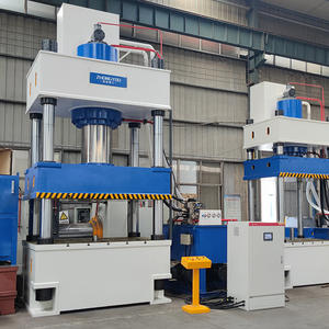 เครื่องกดหมวกกันน็อคเคฟลาร์แบบสี่คอลัมน์ระบบไฮดรอลิกดด้วยความร้อนทำจากเส้นใยอะรามิดเซรามิก - Product Image 3