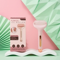 Rouleau de glace portatif pour le visage, masseur facial, cryothérapie, rouleau rafraîchissant pour la peau, lifting du visage, réduction des poches, rouleau de glace beauté