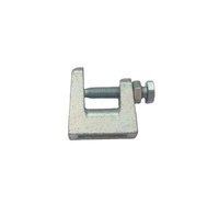Collier de serrage robuste en acier galvanisé pour poutre en I, normes M8, M10, M12, pour conduits de ventilation et tuyaux, type Tiger Card