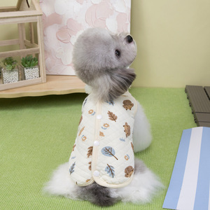 2026 Cute Warm Printing Autumn Winter <strong>Pet</strong> Dog Cotton Vest Cozy <strong>Clothes</strong> Size <strong>S</strong>--XXL - Product Image 3