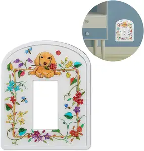 最优惠的价格最优质的小狗电源插线盖壁板1-韩国制造的帮安装方便