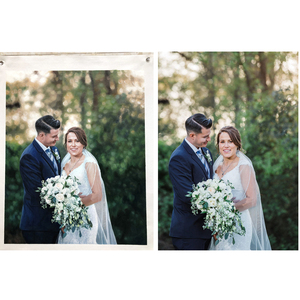 Cadeau d'anniversaire, <span class=keywords><strong>portrait</strong></span> de <span class=keywords><strong>couple</strong></span> de mariage <span class=keywords><strong>personnalisé</strong></span> peint à la main sur toile, photo réaliste, style autel, souvenir artistique pour la décoration de la maison - Product Image 2