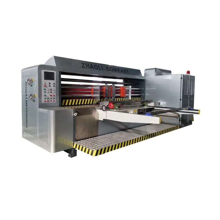 automatic corrugated carton box rotary die cutting machine