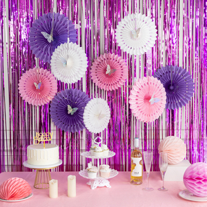 חדש פופולרי פרפר נייר מאווררים 3D פרפרים ציוד קישוטים למסיבה אביזרי מאוורר מותאמים אישית עם פרפרים - Product Image 2